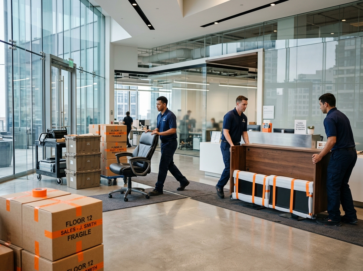 Corporate office move in progress